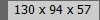 130 x 94 x 57