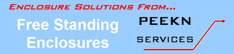 Free standing enclosure solutons from Peekn Services