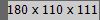 180 x 110 x 111