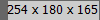 254 x 180 x 165
