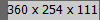 360 x 254 x 111