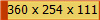 360 x 254 x 111