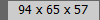 94 x 65 x 57